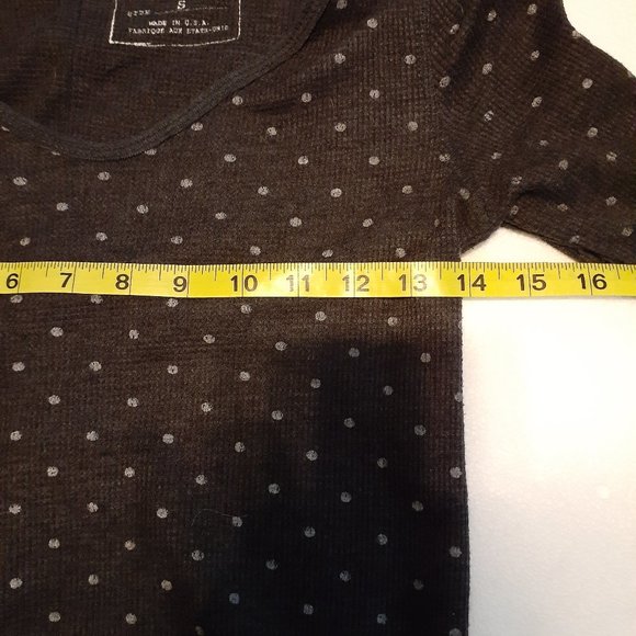 We The Free Pullover Black W/white dots size S - Picture 4 of 6